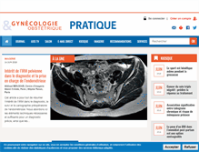 Tablet Screenshot of gynecologie-pratique.com